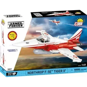 Ehitusmänguasi Cobi Northrop F-5E Tiger II mudel 5857 ehitusklotside komplekt