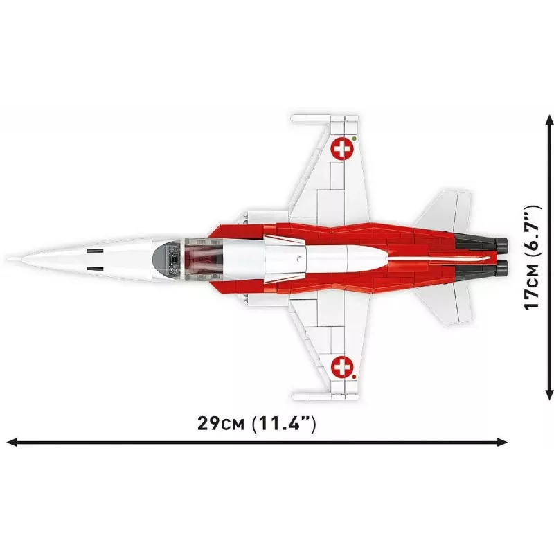 Ehitusmänguasi Cobi Northrop F-5E Tiger II mudel 5857 ehitusklotside komplekt