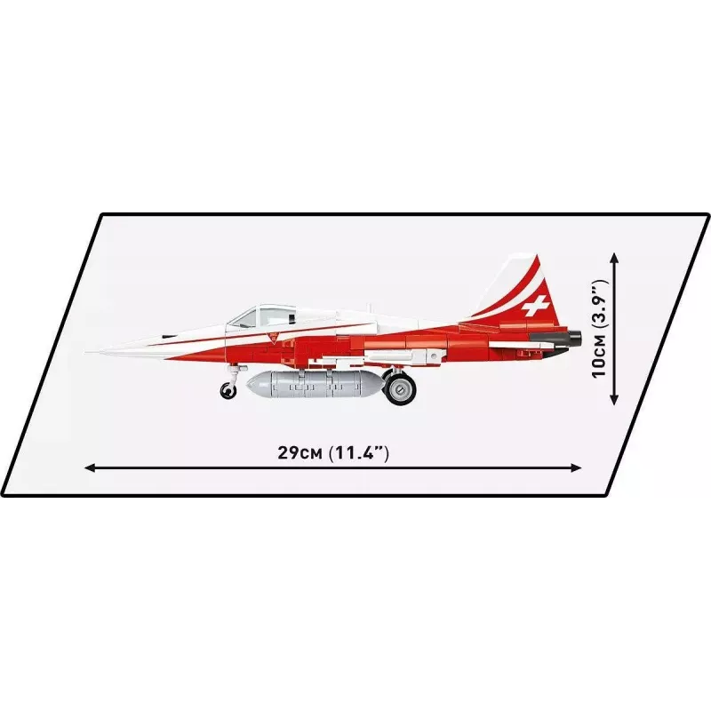 Ehitusmänguasi Cobi Northrop F-5E Tiger II mudel 5857 ehitusklotside komplekt