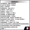 Ehitusklotside komplekt Cobi Rafale C 551 osa mudel COBl-5901