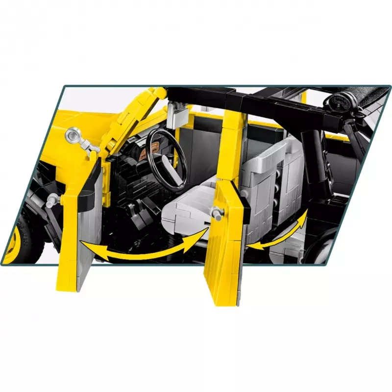 Ehitusmänguasi Cobi Citroën 2CV Charleston 1:12 mudel, ehituskomplekt