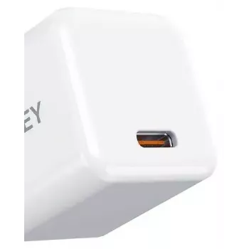 USB-C minilaadija Aukey PA-F5 20W PD — kompaktne 20W PD kiirlaadija