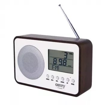 Kaasaskantav raadio Camry CR 1153 — FM-kaasaskantav raadio LCD-ekraaniga, ühe kõlariga, automaatse digitaalse häälestusega, alalisvoolutoitega