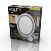 Makeup Mirror Freestanding Round Valge Adler AD 2168