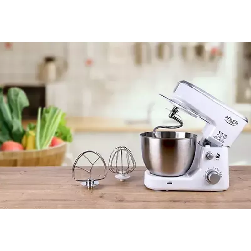 Köögikombain Adler AD 4216, 500 W, 4 L roostevabast terasest kauss, valge