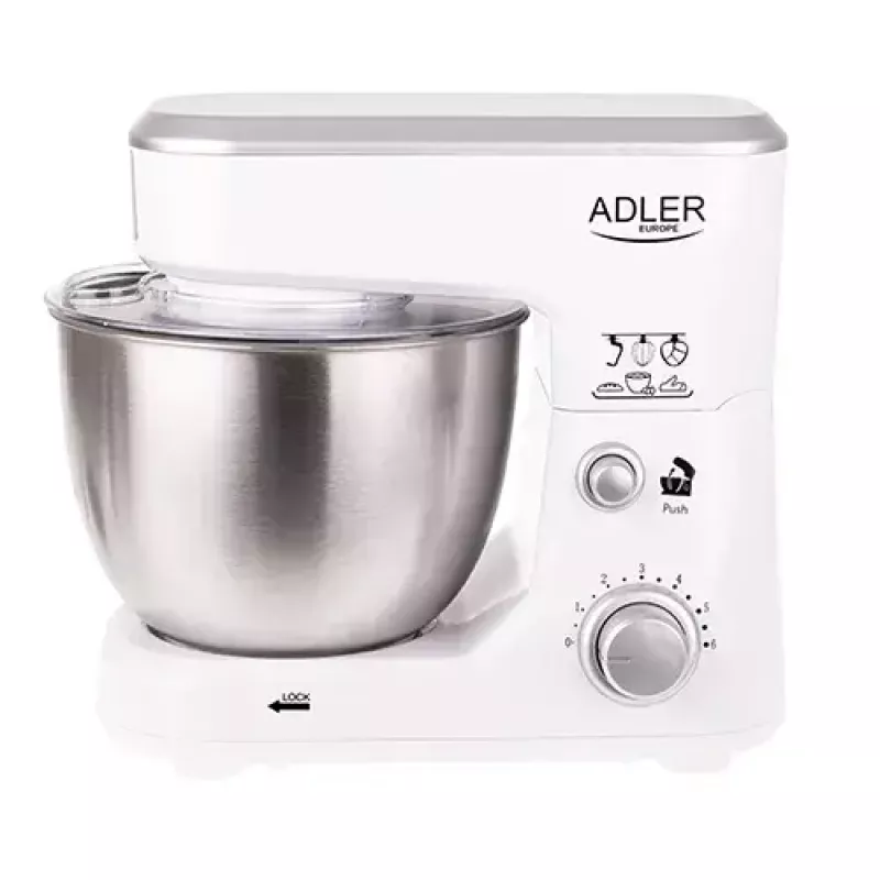 Köögikombain Adler AD 4216, 500 W, 4 L roostevabast terasest kauss, valge