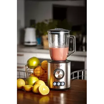 Lauapealne blender Adler AD 4078 Must Roostevaba teras Läbipaistev