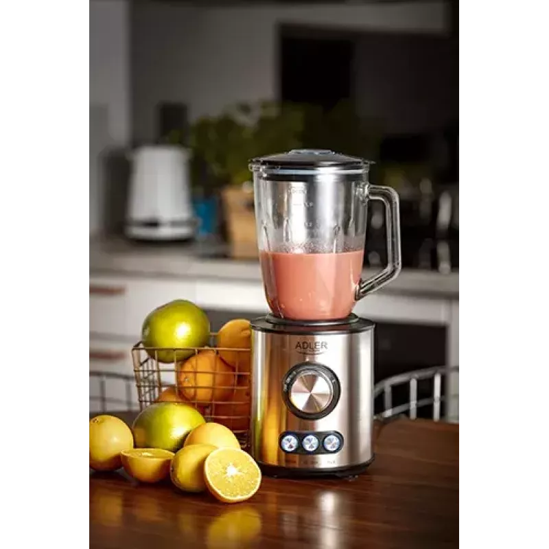 Lauapealne blender Adler AD 4078 Must Roostevaba teras Läbipaistev