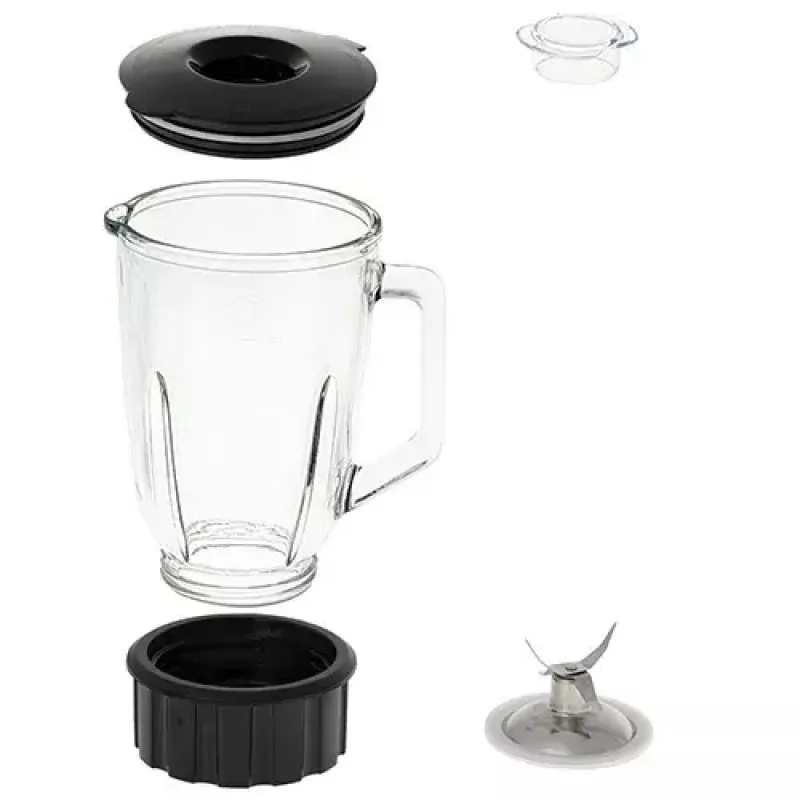 Lauapealne blender Adler AD 4078 Must Roostevaba teras Läbipaistev