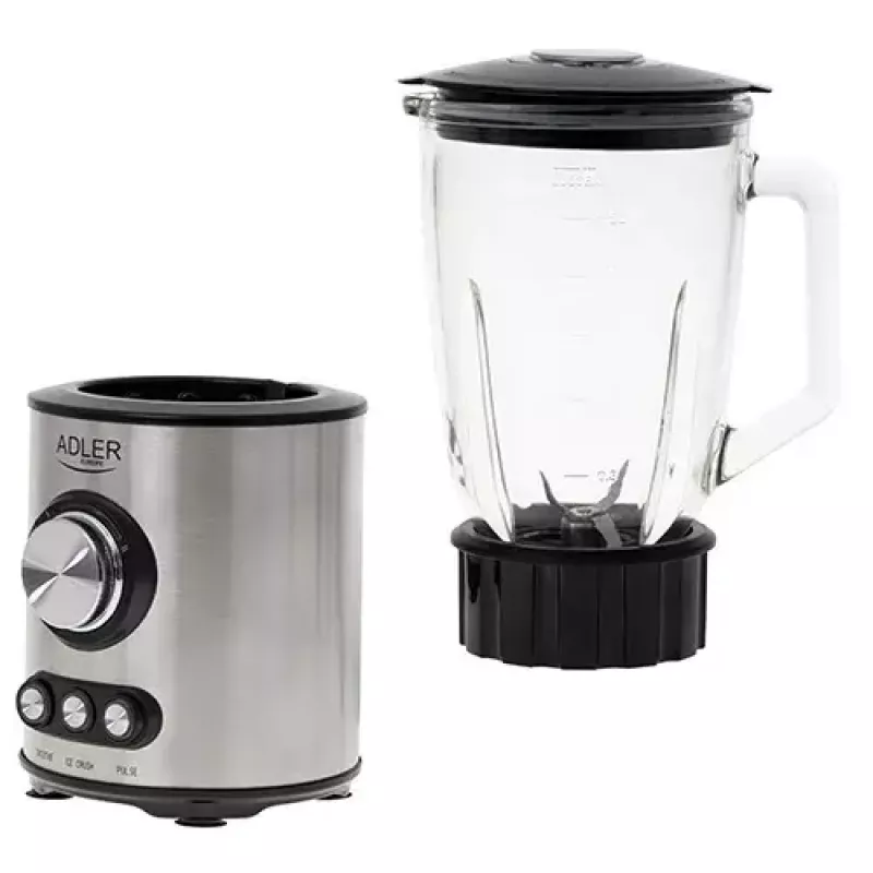 Lauapealne blender Adler AD 4078 Must Roostevaba teras Läbipaistev