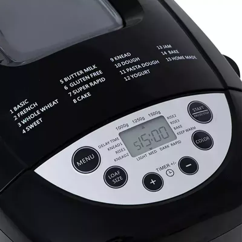 Leivaküpsetaja Mesko Home MS 6022 850 W must digitaalne taimer