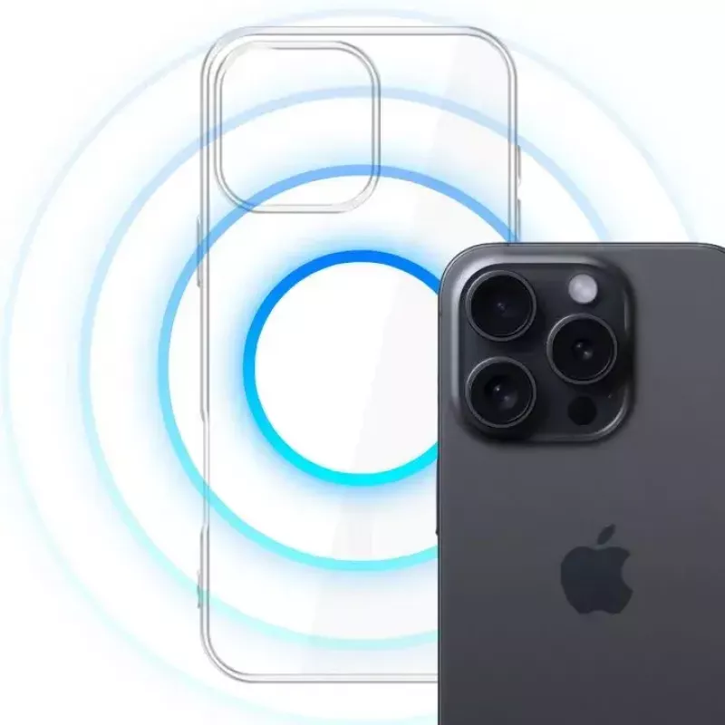 Cover 3MK Clear MagCase pro Apple iPhone 16 Pro läbipaistev