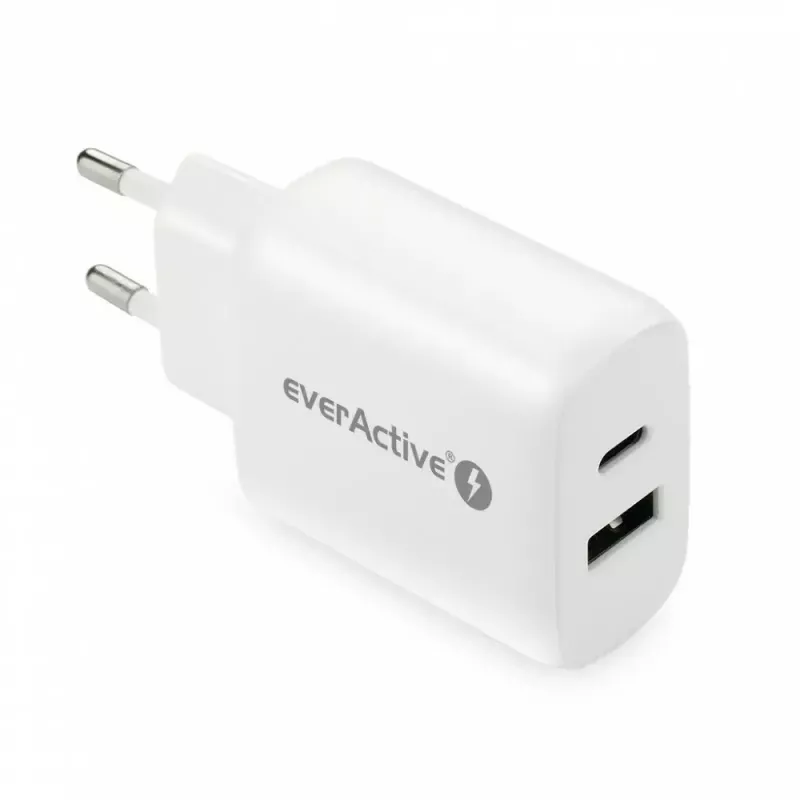 USB-C laadija everActive SC-370Q 25W QC3.0 USB kiirlaadimine