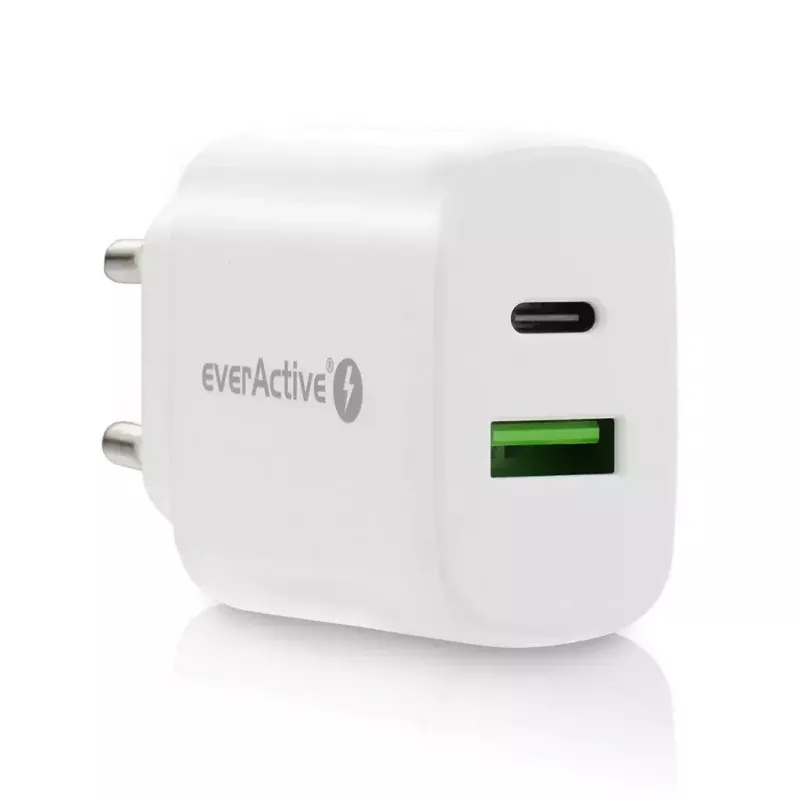 USB-C laadija everActive SC-370Q 25W QC3.0 USB kiirlaadimine