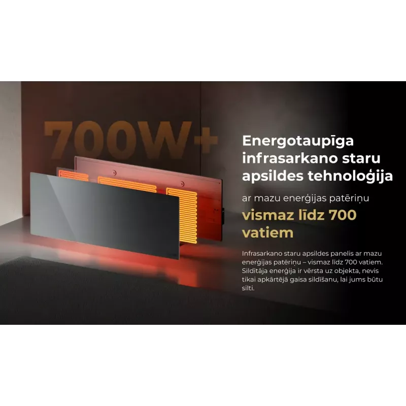 Infrapuna elektrikeris AENO Premium Eco Smart Heater AGH0005S, hall