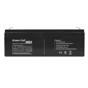 UPS-aku roheline Cell AGM18 12V 2,3Ah