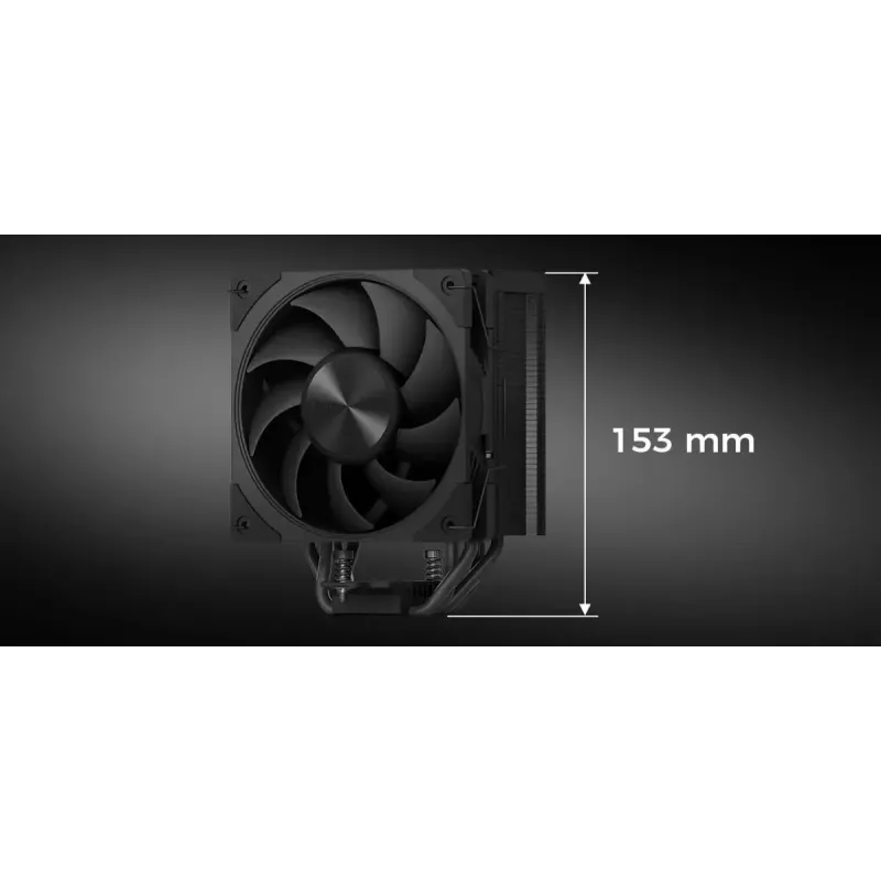 Protsessori õhkjahuti MODECOM Volcano 0C T100 120 must — tornjahuti, 120 mm ventilaator