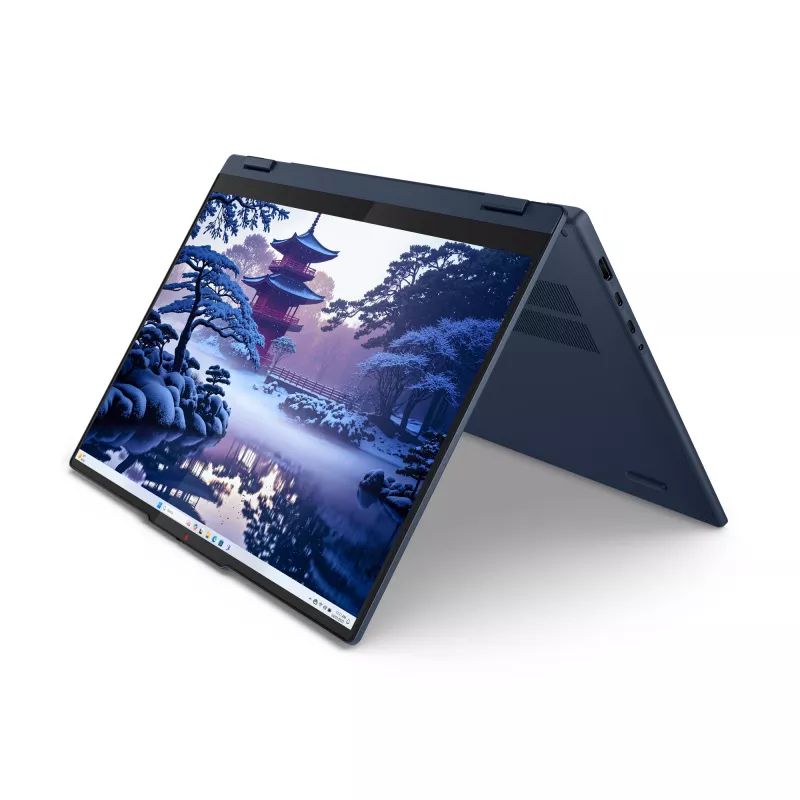 Lenovo IdeaPad 5 2-in-1 16IAL10 Intel Core Ultra 7 255U hübriid (2-in-1) 40,6 cm (16 tolli) WUXGA puutetundlik ekraan 32 GB LPDDR5x-SDRAM 1 TB SSD Wi-Fi 6 (802.11ax) Windows 11 Home inglise keel sinine
