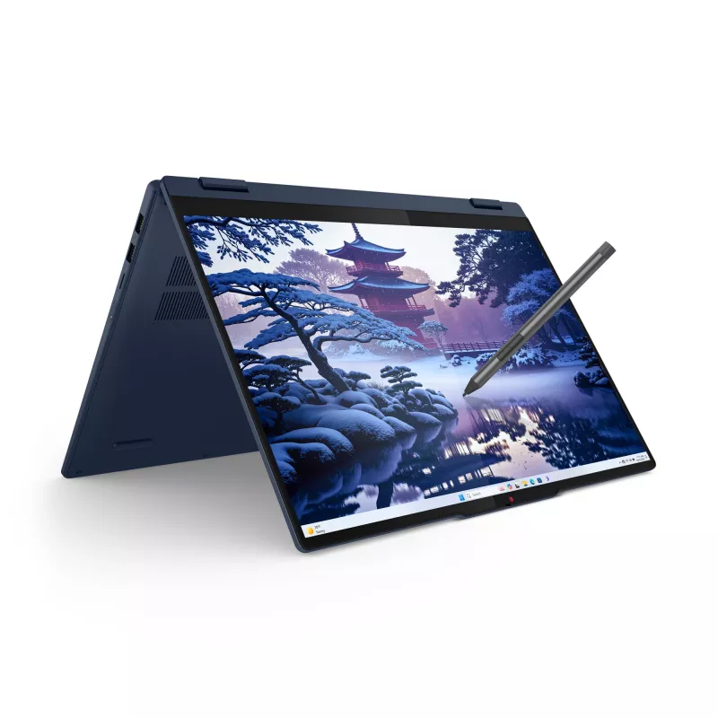 Lenovo IdeaPad 5 2-in-1 16IAL10 Intel Core Ultra 7 255U hübriid (2-in-1) 40,6 cm (16 tolli) WUXGA puutetundlik ekraan 32 GB LPDDR5x-SDRAM 1 TB SSD Wi-Fi 6 (802.11ax) Windows 11 Home inglise keel sinine