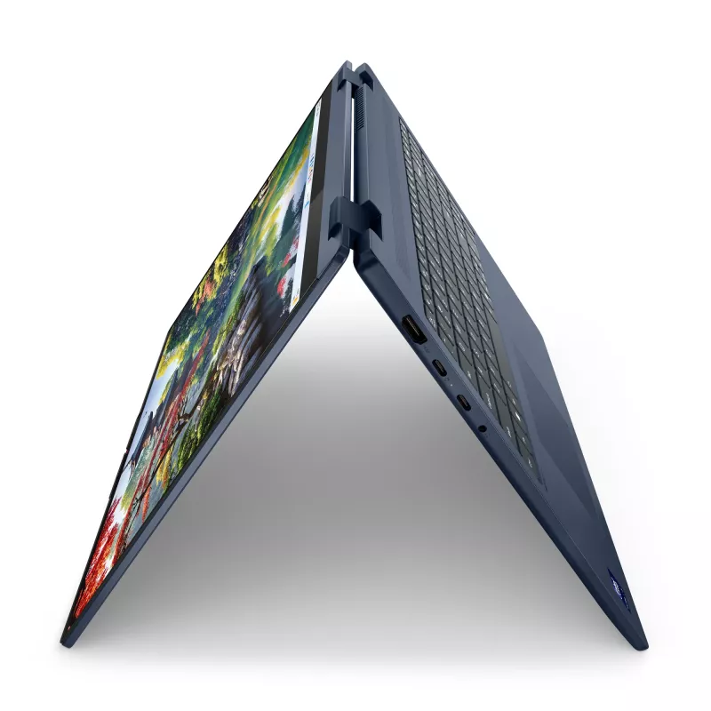 Lenovo IdeaPad 5 2-in-1 16IAL10 Intel Core Ultra 7 255U hübriid (2-in-1) 40,6 cm (16 tolli) WUXGA puutetundlik ekraan 32 GB LPDDR5x-SDRAM 1 TB SSD Wi-Fi 6 (802.11ax) Windows 11 Home inglise keel sinine