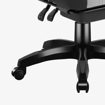 Mängutool Huzaro Force 3.7 Hall — ergonoomiline mängutugitool, reguleeritav kõrgus 107,5–116,5 cm, istme laius 47 cm
