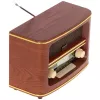 Kaasaskantav raadio Adler AD 1187 — FM, 10 W RMS, LCD-ekraan, pruun, 300×140×210 mm