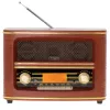 Kaasaskantav raadio Adler AD 1187 — FM, 10 W RMS, LCD-ekraan, pruun, 300×140×210 mm