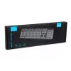 Juhtmega USB-klaviatuur IBOX Eris IKC2010G — täissuuruses 105 klahvi, USB, hall/must, veekindel, 1,8 m kaabel