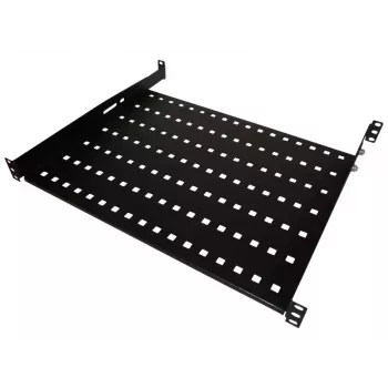 Rack shelf Alantec SA-P-19-1U-550-4-C-02 Must Steel 19 tolli 550 mm