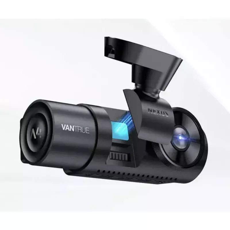 Dashcam VANTRUE N4 PRO 3-kanaliga autokaamera, pea 3840×2160, 165° eesmine, 160° siseruum, GPS, Wi‑Fi, IPS-ekraan, MicroSD kuni 512 GB