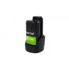 Juhtmeta tööriista aku roheline Cell PTBO12V3 — Li‑Ion 3 Ah, mõõtmed 5,1×4,7×8,6 cm