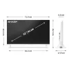 Sharp LC-32HF2265EW 81,3 cm (32 tolli) HD nutiteler Wi-Fi valge