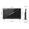 Sharp 43HL4265E TV 109,2 cm (43 tolli) 4K Ultra HD nutiteler Wi-Fi must