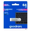 Goodram USB UNO3-0640S0R11 USB-mälupulk 64 GB USB Type-A 3.2 Gen 1 (3.1 Gen 1) Hõbedane