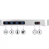 StarTech.com USB-C ja USB-A dokk – kahe monitori 4K 60Hz dokk DisplayPort + HDMI – hübriidne USB 3.0 dokkimisjaam USB-C või USB-A sülearvutitele – 6x USB Type-A, GbE – USB 3.1 Gen 1 – Mac/Windows