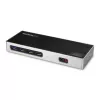 StarTech.com USB-C ja USB-A dokk – kahe monitori 4K 60Hz dokk DisplayPort + HDMI – hübriidne USB 3.0 dokkimisjaam USB-C või USB-A sülearvutitele – 6x USB Type-A, GbE – USB 3.1 Gen 1 – Mac/Windows