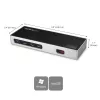 StarTech.com USB-C ja USB-A dokk – kahe monitori 4K 60Hz dokk DisplayPort + HDMI – hübriidne USB 3.0 dokkimisjaam USB-C või USB-A sülearvutitele – 6x USB Type-A, GbE – USB 3.1 Gen 1 – Mac/Windows