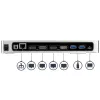 StarTech.com USB-C ja USB-A dokk – kahe monitori 4K 60Hz dokk DisplayPort + HDMI – hübriidne USB 3.0 dokkimisjaam USB-C või USB-A sülearvutitele – 6x USB Type-A, GbE – USB 3.1 Gen 1 – Mac/Windows