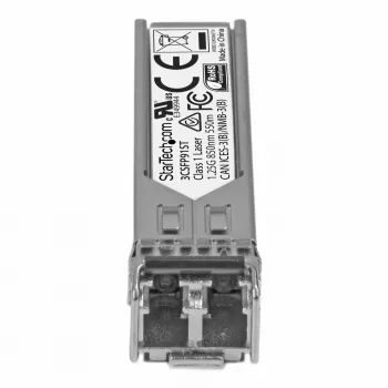 StarTech.com Gigabit Fiber 1000Base-SX SFP Transiivermoodul - HP 3CSFP91 ühilduv - MM LC - 550 m~HPE 3CSFP91 ühilduv SFP-moodul - 1000BASE-SX - 1GbE mitmemoodiline fiiberoptiline transiiver - 1GE Gigabit Ethernet SFP - LC 550 m - 850 nm - DDM HPE 3812, 3824, 3848