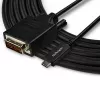 StarTech.com 3m USB-C - DVI kaabel - 1080p (ühe lüliga) USB USB-C (DP Alt Mode HBR2) DVI-D digitaalse video adapterkaabel - töötab Thunderbolt 3-ga - sülearvuti DVI monitori/ekraani jaoks
