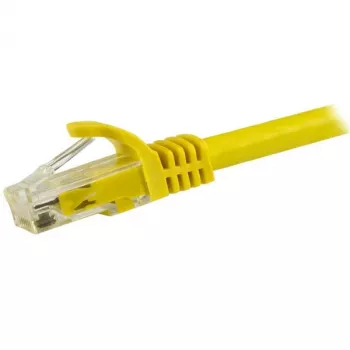 StarTech.com 7,5 m CAT6 Etherneti kaabel – kollane CAT 6 Gigabit Etherneti juhe – 250 MHz 100 W PoE RJ45 UTP võrgu-/patch-kaabel, tõmbekindel, tõmbetugevdusega, individuaalselt testitud