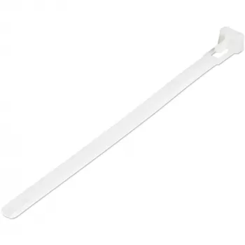 StarTech.com 6 tolli (15 cm) korduvkasutatavad kaablisidemed – 1/4 tolli (7 mm) laiad, kimbu läbimõõt 1-3/8 tolli (35 mm), tõmbetugevus 50 naela (22 kg), vabastatavad nailonsidemed, sise-/välistingimustes, 94V-2/UL-loetletud, 100 pakk – valge