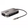 StarTech.com USB-C mitme pordiga adapter, 4K 60Hz HDMI 2.0b, HDR, USB 3.2 Gen 2 10Gbps jaotur (2xUSB-C, 1xUSB-A), 100W PD läbipääs, mini reisidokk, 12 inch/30cm kaabel, sülearvuti dokkimisjaam