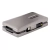 StarTech.com USB-C mitme pordiga adapter, 4K 60Hz HDMI 2.0b, HDR, USB 3.2 Gen 2 10Gbps jaotur (2xUSB-C, 1xUSB-A), 100W PD läbipääs, mini reisidokk, 12 inch/30cm kaabel, sülearvuti dokkimisjaam