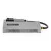 StarTech.com USB–kahe HDMI-adapter, USB A/C kahele HDMI-ekraanile (1x 4K30Hz, 1x 1080p), integreeritud USB-A–C-dongel, 4 tolli/11 cm kaabel, USB 3.0–HDMI-ekraaniadapter, Windows ja macOS