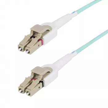 StarTech.com 5 m (16,4 jalga) LC kuni LC (UPC) OM4 ümberlülitatav fiiberoptiline kaabel 50/125 µm, 100G, tööriistavaba polaarsuse vahetus, madal sisestuskadu – LSZH fiiberoptiline džemperjuhe