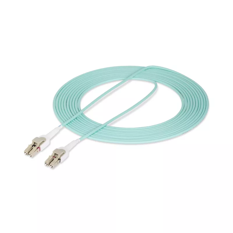 StarTech.com 5 m (16,4 jalga) LC kuni LC (UPC) OM4 ümberlülitatav fiiberoptiline kaabel 50/125 µm, 100G, tööriistavaba polaarsuse vahetus, madal sisestuskadu – LSZH fiiberoptiline džemperjuhe
