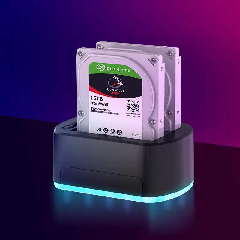 CoreParts MS-CLONER-SATA2.5-3.5 salvestusseadme dokkimisjaam Must