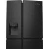 Hisense RS818N4TFC kõrvuti külmik eraldiseisev 632 L must, roostevaba teras