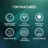Hisense RS818N4TFC kõrvuti külmik eraldiseisev 632 L must, roostevaba teras